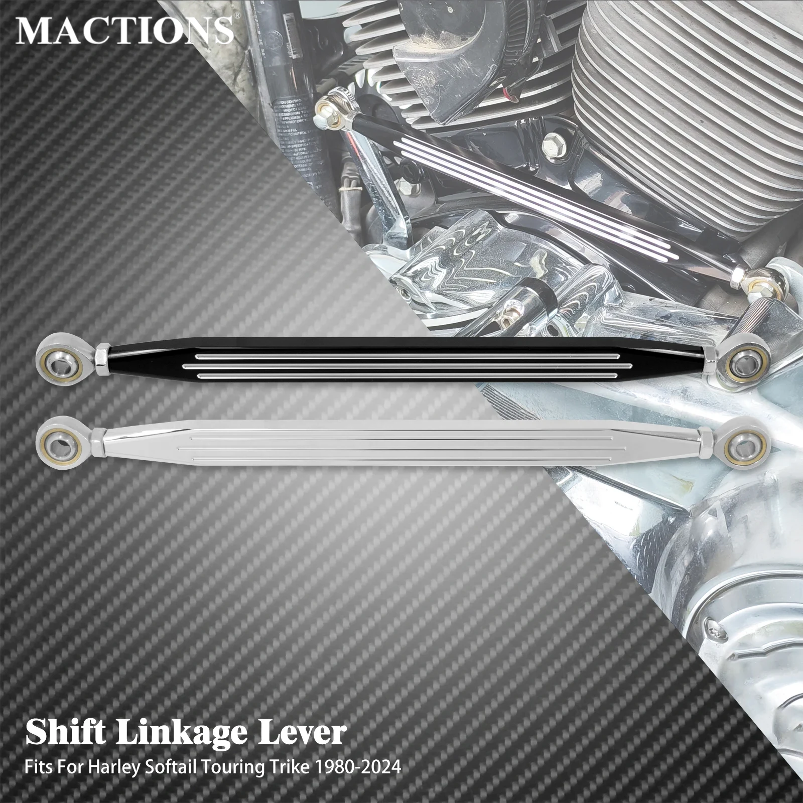 Motorcycle Gear Cover - オートバイシフトリンケージレバーギアシフトカバーハーレーツーリングエレクトラロードグライド FLHTC FLHXSE CVO ソフテイルファットボーイ 1980-2024