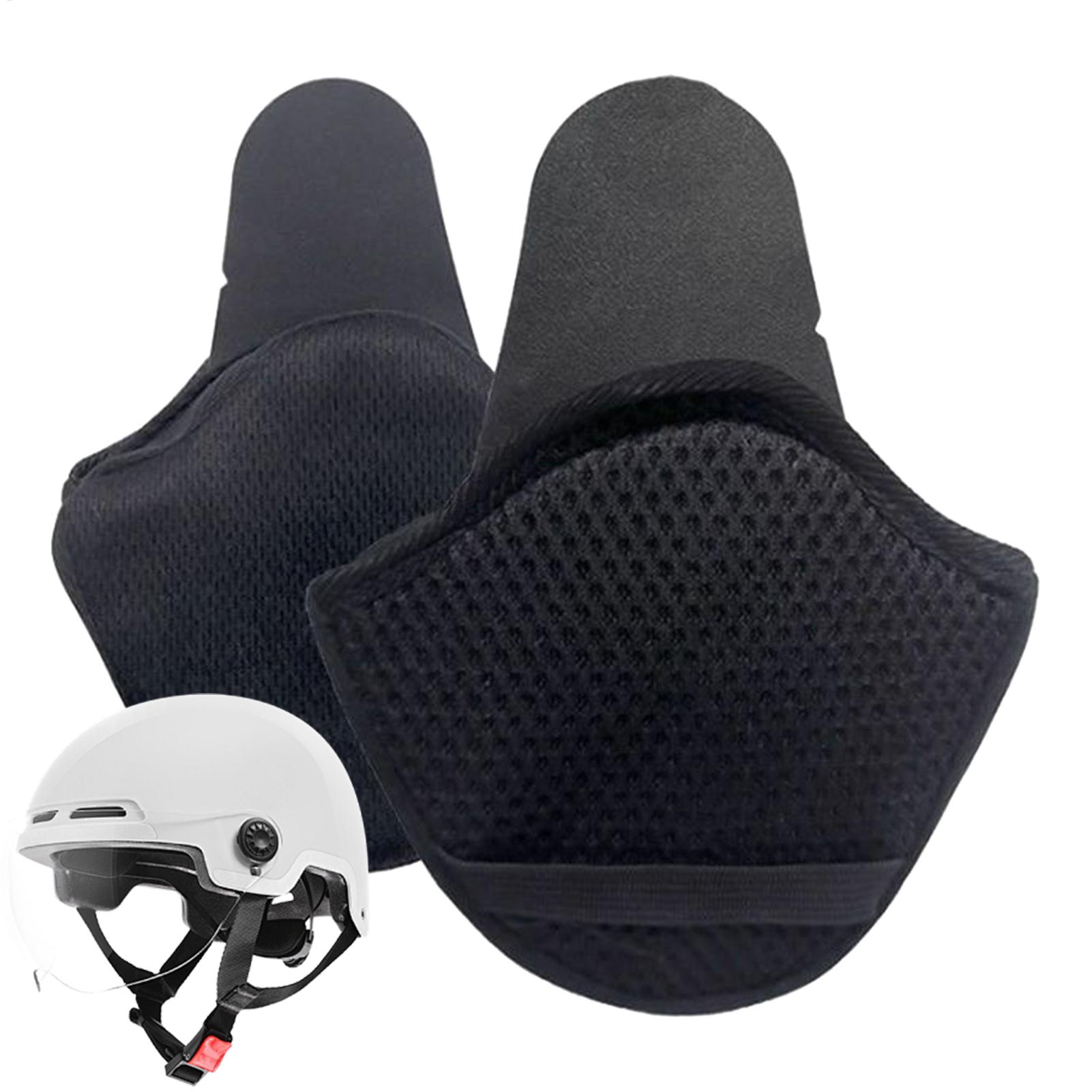 Motorcycle Gear For Winter - 1 ペア冬オートバイヘルメットイヤーマフ取り外し可能な暖かいイヤーマフ防風耳カバー寒い天候用耳パッド女性男性用