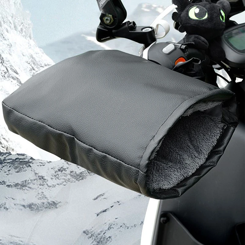 Motorcycle Gear Gloves - オートバイハンドルバーマフ冬用具ミットウォーマーグローブ防水ハンドマフ自転車ハンドルカバーハンドカバーウォーマー