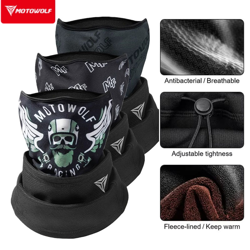 Motorcycle Gear For Winter - モトウルフ 冬用 ウォーム タクティカル バラクラバ サイクリング
