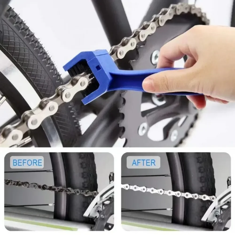 Motorcycle Gear Auto - 自動車アクセサリー ユニバーサルリムケア タイヤクリーニング バイク自転車ギアチェーンメンテナンスクリーナー 汚れブラシ クリーニングツール