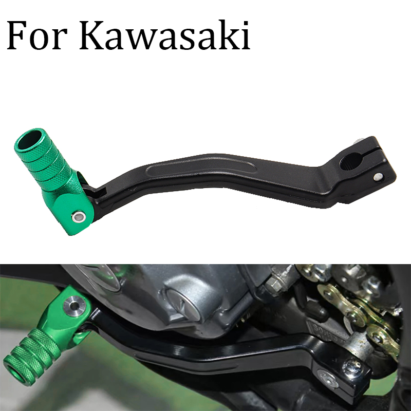 Motorcycle Gear For Sale - オートバイモトクロス修正されたアルミ合金折りたたみギアシフトレバーカワサキ KLX230 ラリー 2013-2022 2023 ユニバーサル部品