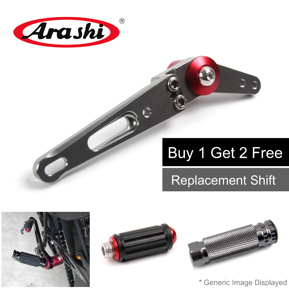 Motorcycle Gear Jammer - Arashi調整可能な保護ケース交換用シフトリンクレバーギアセレクターオートバイフットレストスペアパーツフットペグ1個