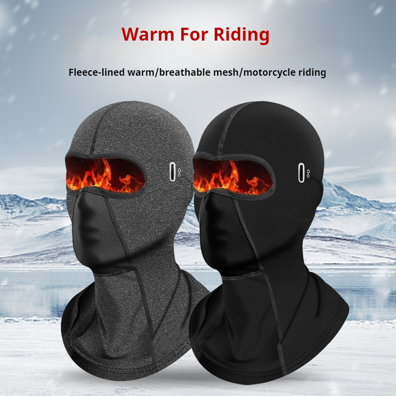 Motorcycle Gear For Winter - サイクリング目出し帽屋外乗馬暖かいオートバイヘルメット通気性氷防風スカーフ防寒顔スキーマスク冬
