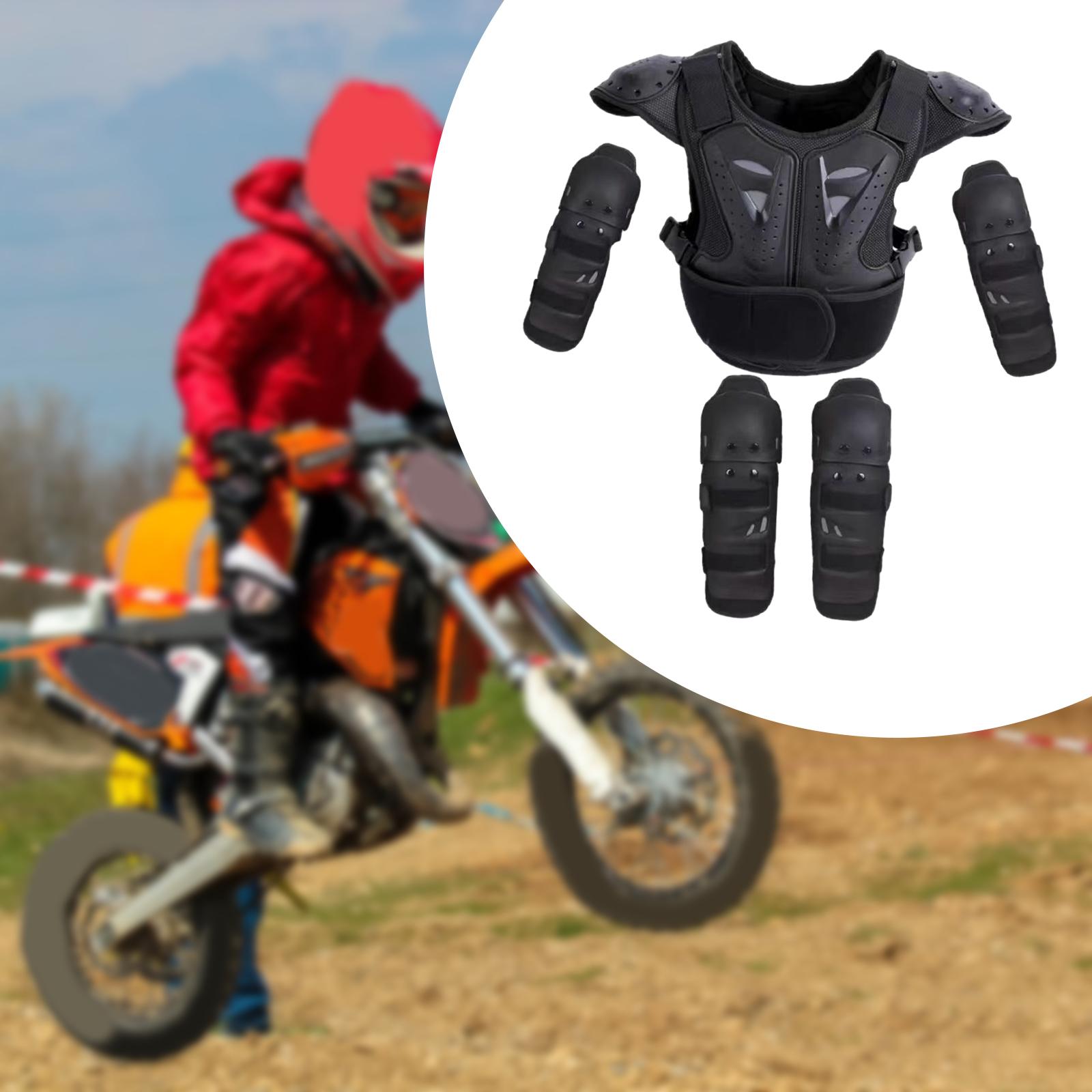 Motorcycle Gear Kids - 子供用オートバイ保護スーツ全身胸部脊椎背中アーマー子供用安全装備ダートバイクサイクリングスケートアウトドアスポーツ用