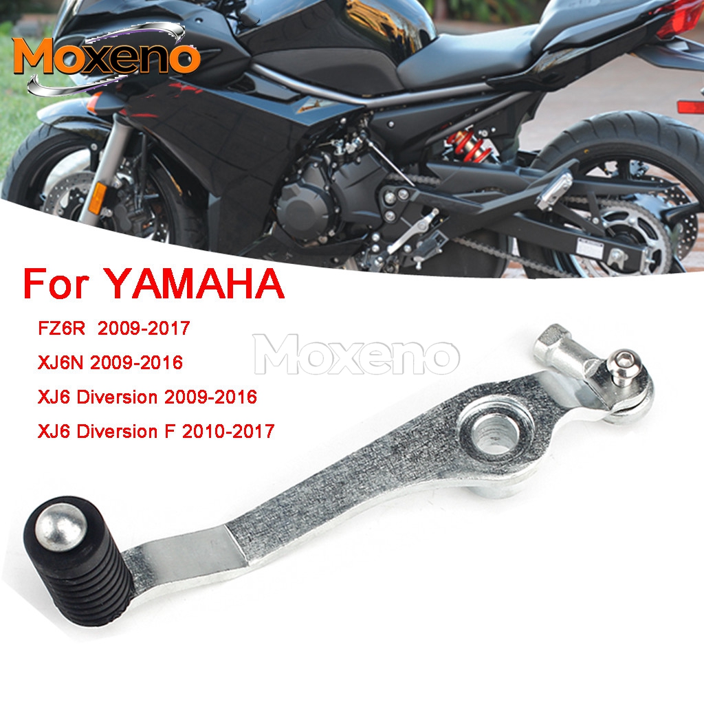 Motorcycle Gear Yamaha - スチールフットギアシフターペダルオートバイ左シフトレバーヤマハ FZ6R 09-17 XJ6N XJ6 ディバージョン