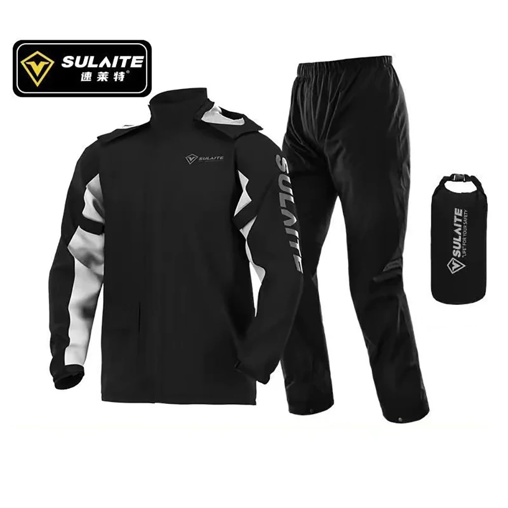 Motorcycle Gear Mens - 男性と女性のためのオートバイのレインコート,ライダースーツ,屋外レインコート,ジャケット,パンツ,バイカー,サイクリング,釣り,登山セット