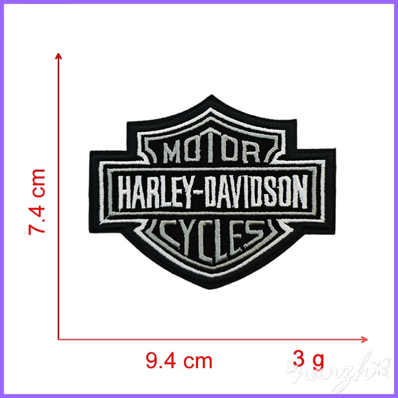 Motorcycle Gear Brands - 装飾ベルクロパッチオートバイ刺繍布パッチ革縫製アーマーバッグハーレーダビッドソン用乗馬保護具