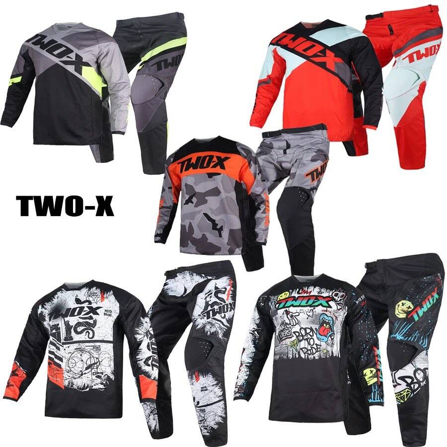 Motorcycle Gear Kids - 新しいモトクロスギアセット子供用 MX レーシングスーツモトユース子供少年少女オートバイオフロード自転車 ATV MTB コンボ