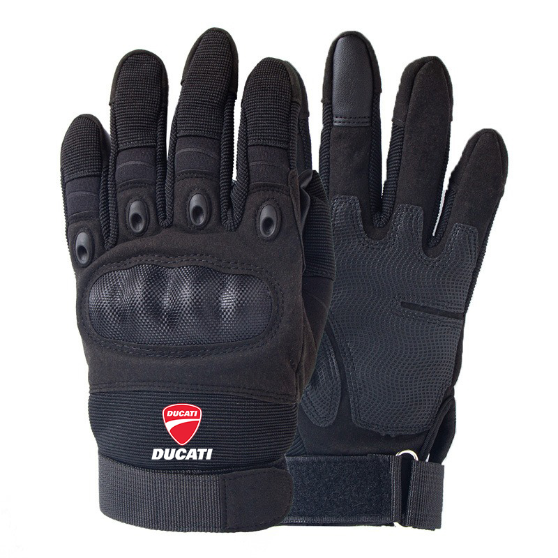 Motorcycle Gear Gloves - 通気性保護オートバイレーシンググローブモトクロスバイクサイクリンググローブドゥカティパニガーレディアベルラスーパーレッジェーラ V4 V2