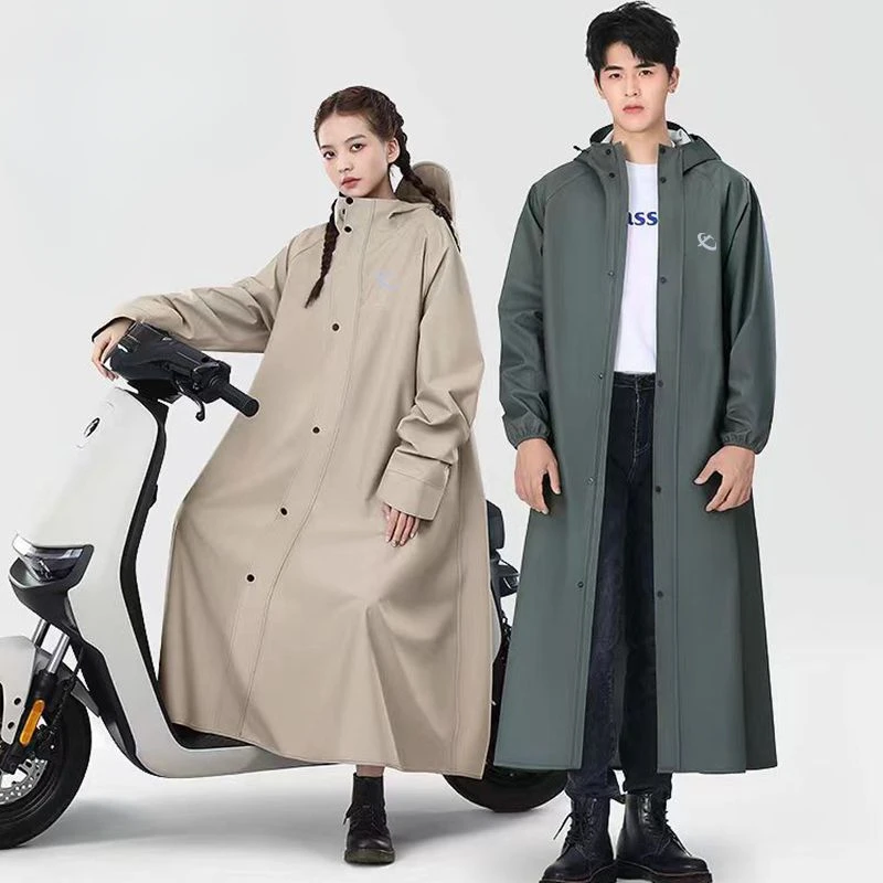 長くて厚いバイク用レインコート、防水ライディングギア、男女兼 - Motorcycle Gear Mens のレビューと価格