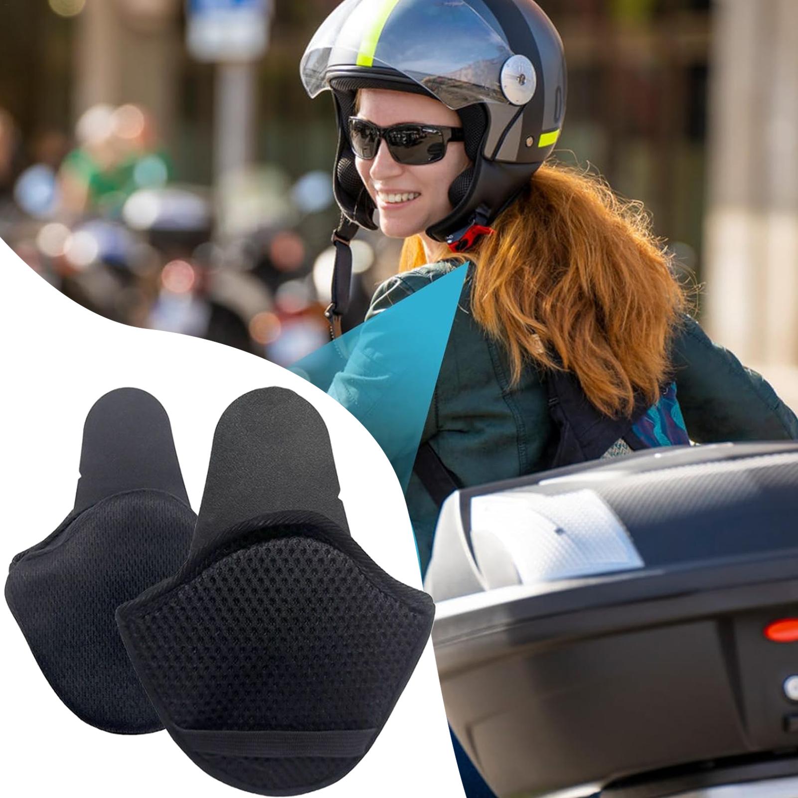 1 ペア冬オートバイヘルメットイヤーマフ取り外し可能な暖かい - Motorcycle Gear For Winter のレビューと価格