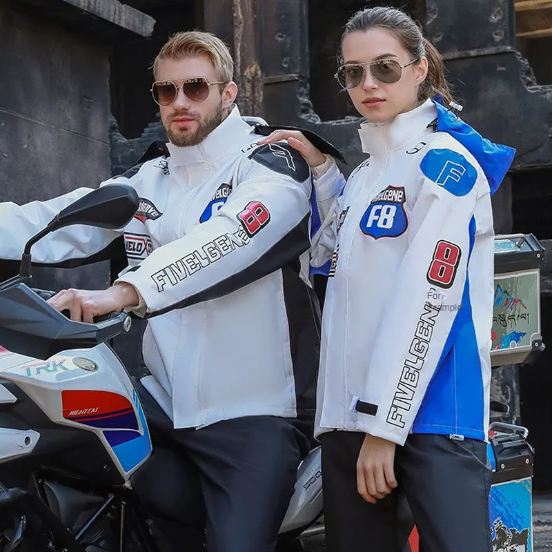 バイク乗車用分割レインコートセット メンズ＆レディース 防水 - Motorcycle Gear Full Set のレビューと価格