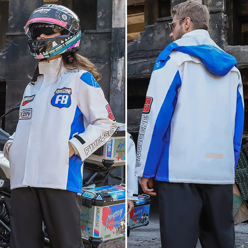 バイク乗車用分割レインコートセット メンズ＆レディース 防水 - Motorcycle Gear Full Set のレビューと価格