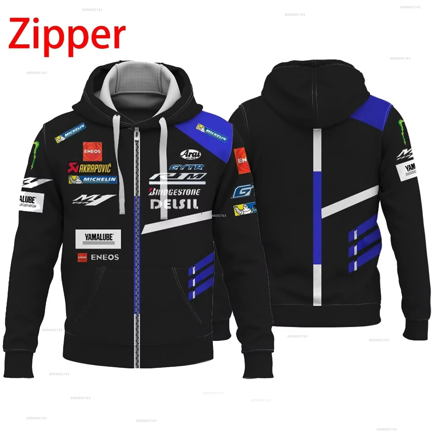 ヤマハ M1 レーシングスーツ メンズ 3Dプリント モータ - Motorcycle Gear Hoodie のレビューと価格