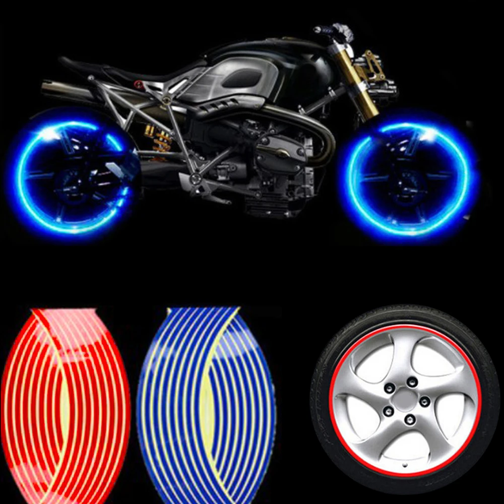 オートバイの車の反射ストリップ,車のホイールのステッカー,オ - Motorcycle Gear Jammer のレビューと価格