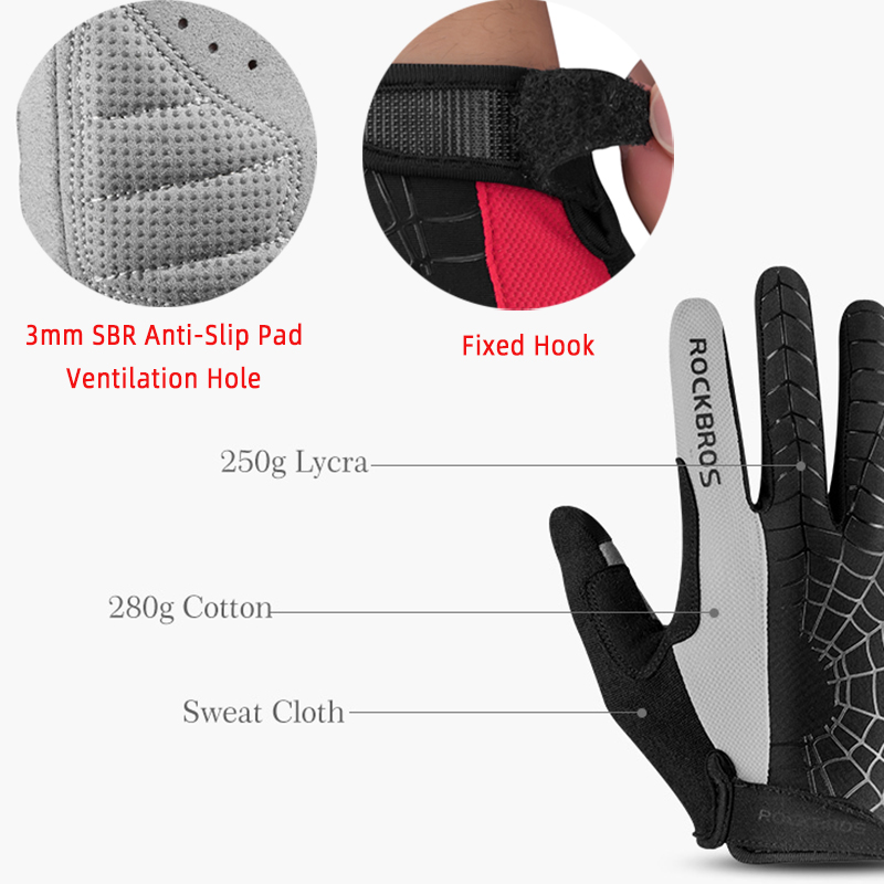 Rockbros 防風サイクリング自転車手袋タッチスクリーン - Motorcycle Gear For Winter のレビューと価格