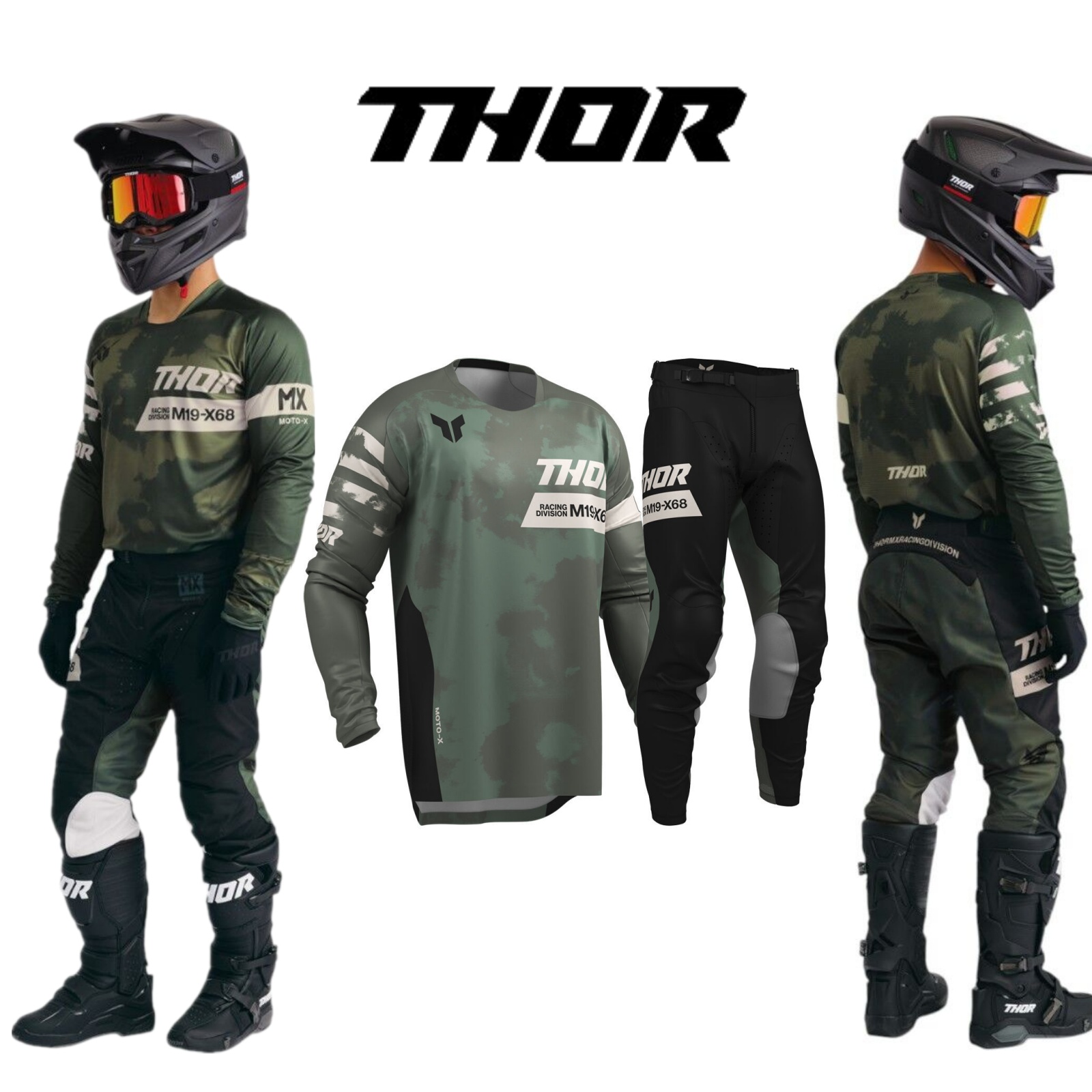モトクロスギアセット トップオフロードMxコンボ THORジ - Motorcycle Gear For Sale のレビューと価格
