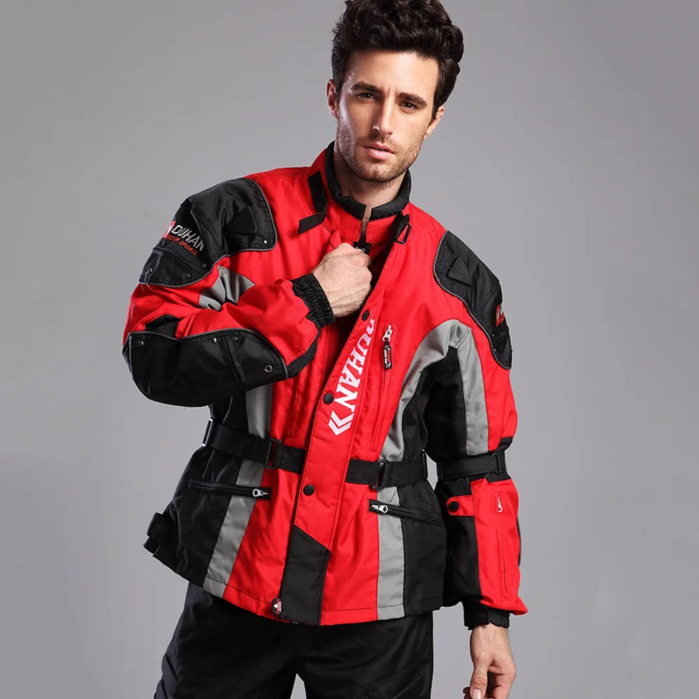 DUHAN 防風オートバイジャケット男性女性オートバイレーシ - Xxl Motorcycle Gear のレビューと価格