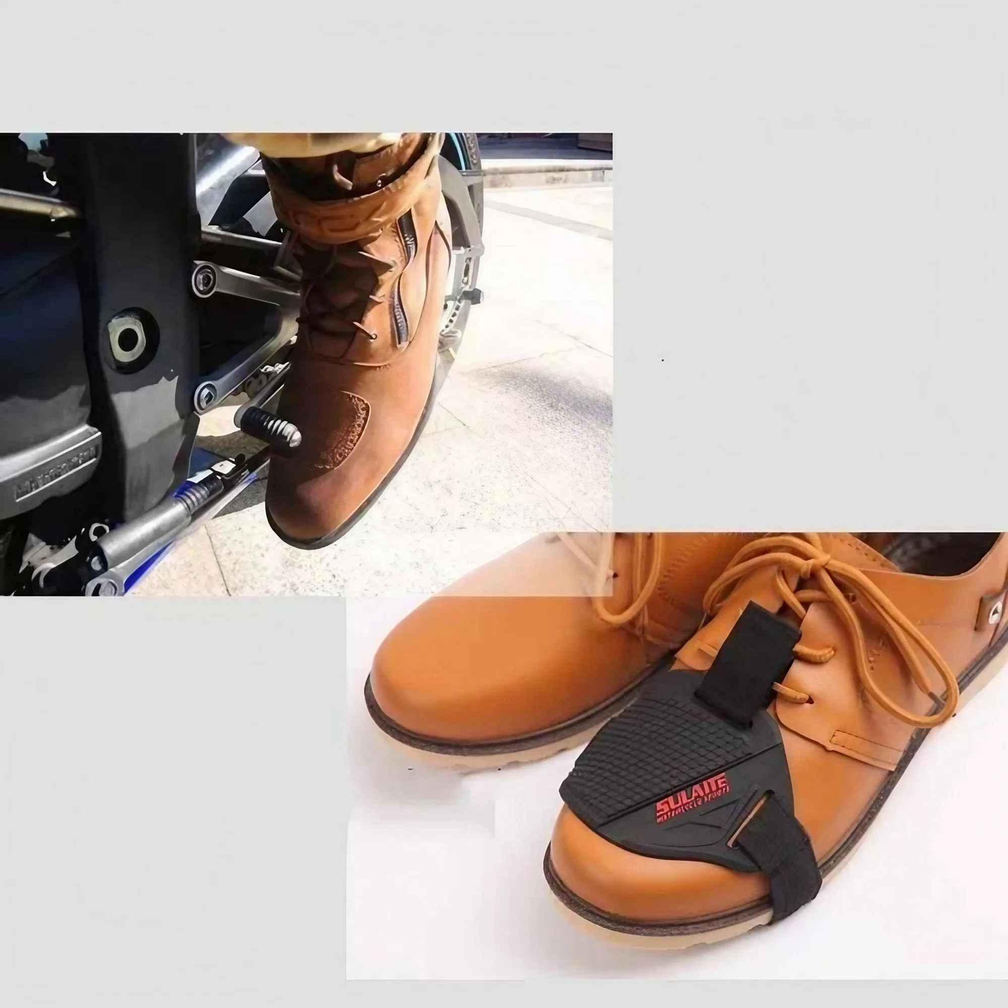 バイク用ラバーギアシフターシューズプロテクター防水滑り止めブ - Motorcycle Gear Cover のレビューと価格