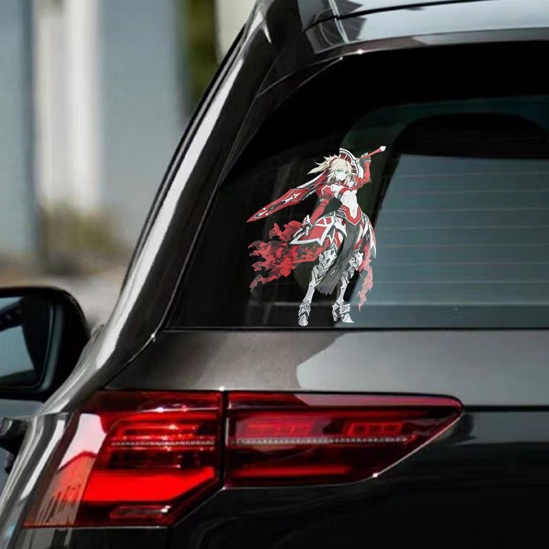 フェイト・モードレッド 車用ステッカー アニメフィギュア ウ - Motorcycle Gear Auto のレビューと価格