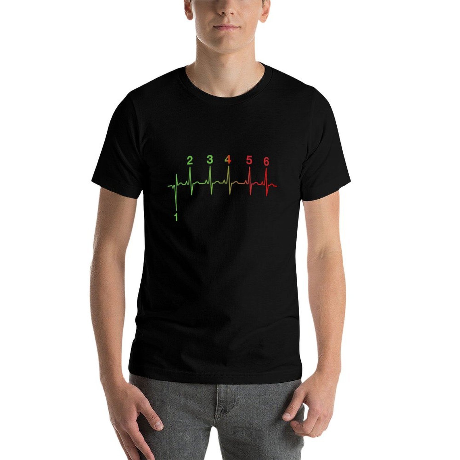 オートバイ ハートビート ギアシフト RPM EKG Tシャ - Motorcycle Gear Outfit のレビューと価格