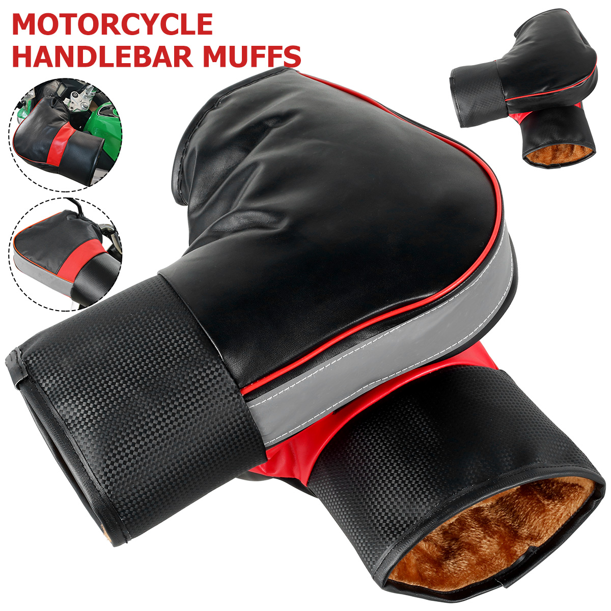 オートバイのハンドルバーマフ,スクーターのハンドルバーマフ, - Motorcycle Gear Gloves のレビューと価格
