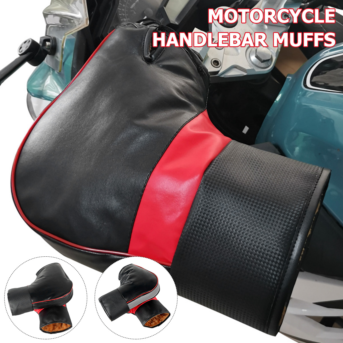 オートバイのハンドルバーマフ,スクーターのハンドルバーマフ, - Motorcycle Gear Gloves のレビューと価格