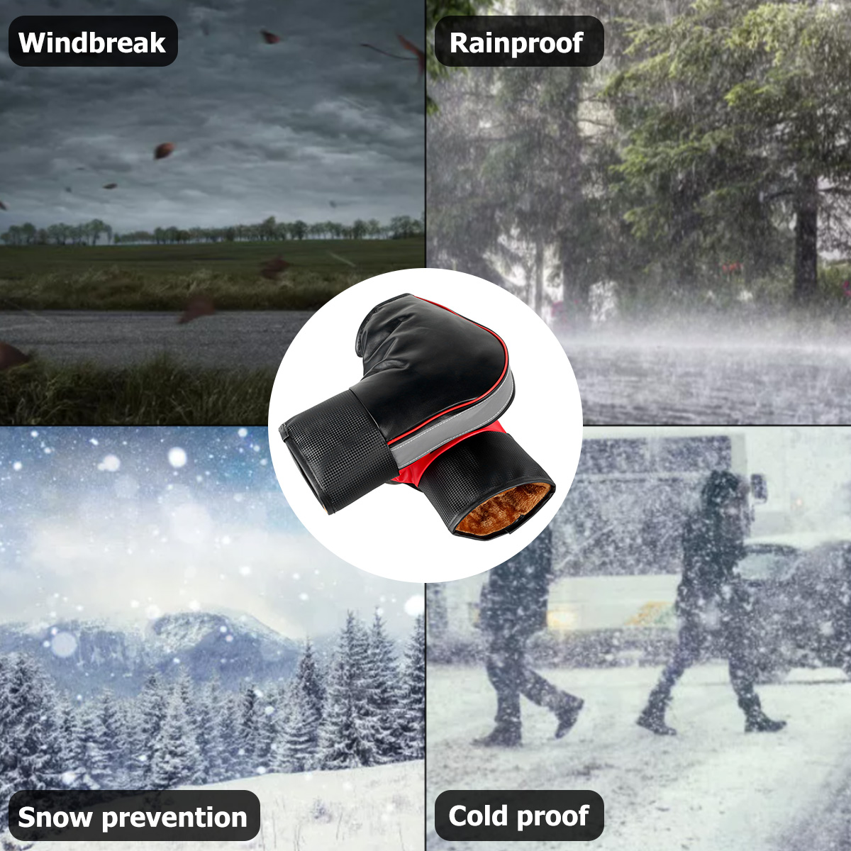 オートバイのハンドルバーマフ,スクーターのハンドルバーマフ, - Motorcycle Gear Gloves のレビューと価格