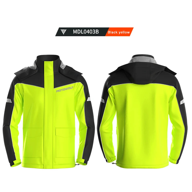 MOTOWOLF バイク用レインコートアクセサリー 防水レイ - Motorcycle Gear Mens のレビューと価格