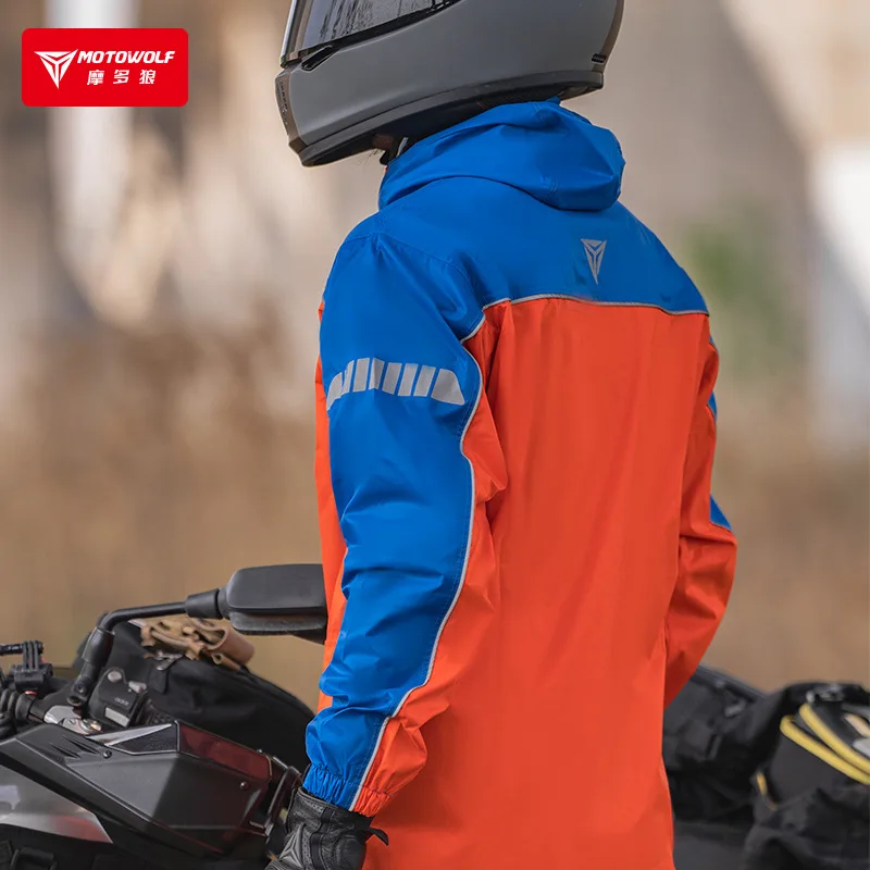 MOTOWOLF バイク用レインコートアクセサリー 防水レイ - Motorcycle Gear Mens のレビューと価格