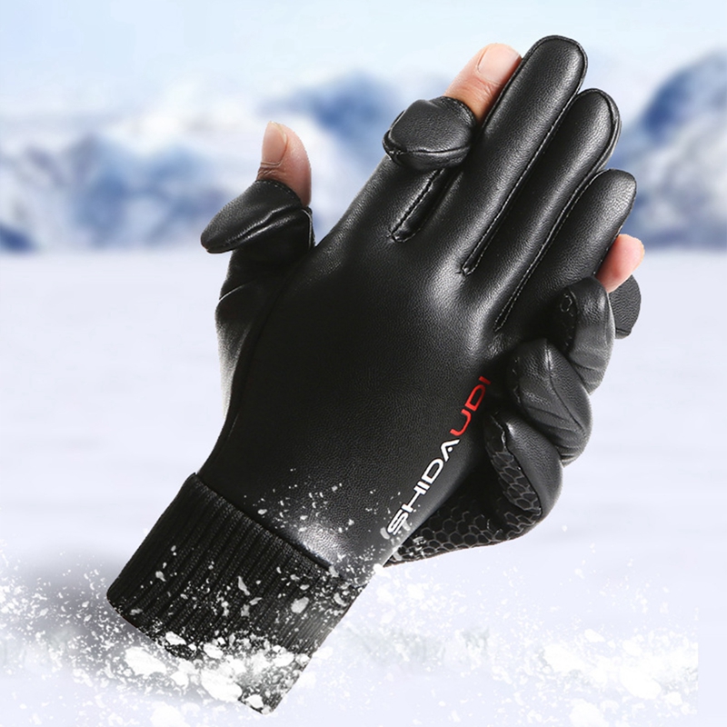 オートバイフリース裏地サーマルグローブタッチスクリーン防水フ - Motorcycle Gear Gloves のレビューと価格