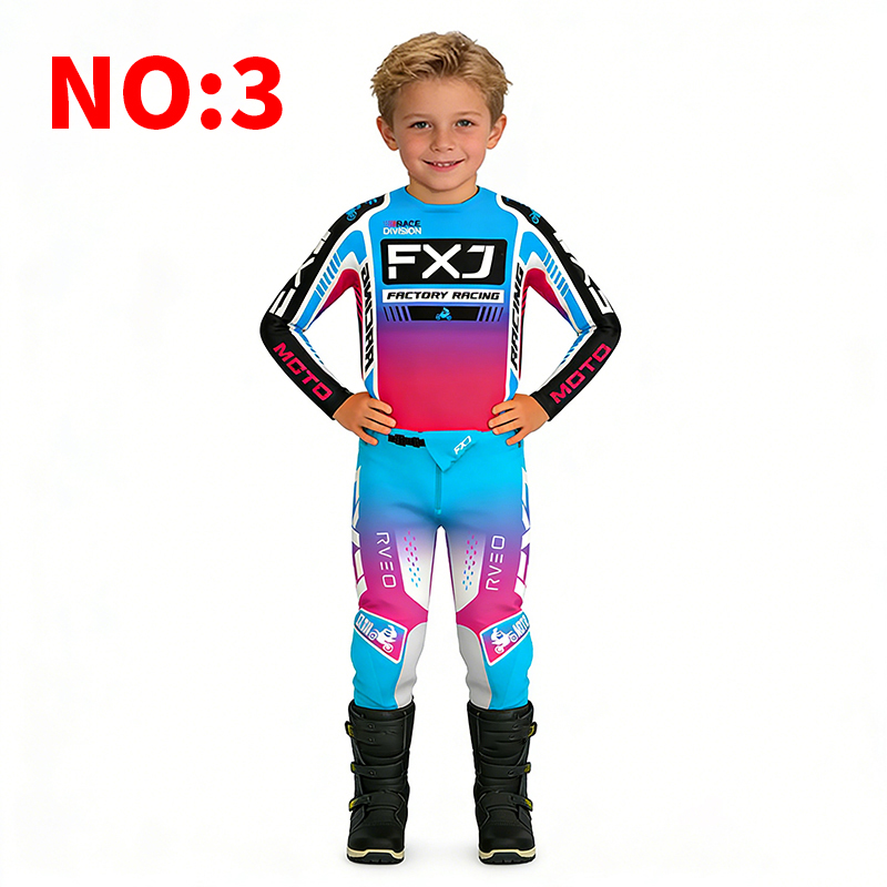 モトクロス子供服 オートバイジャージとパンツ キッズ服 男の - Motorcycle Gear Kids のレビューと価格