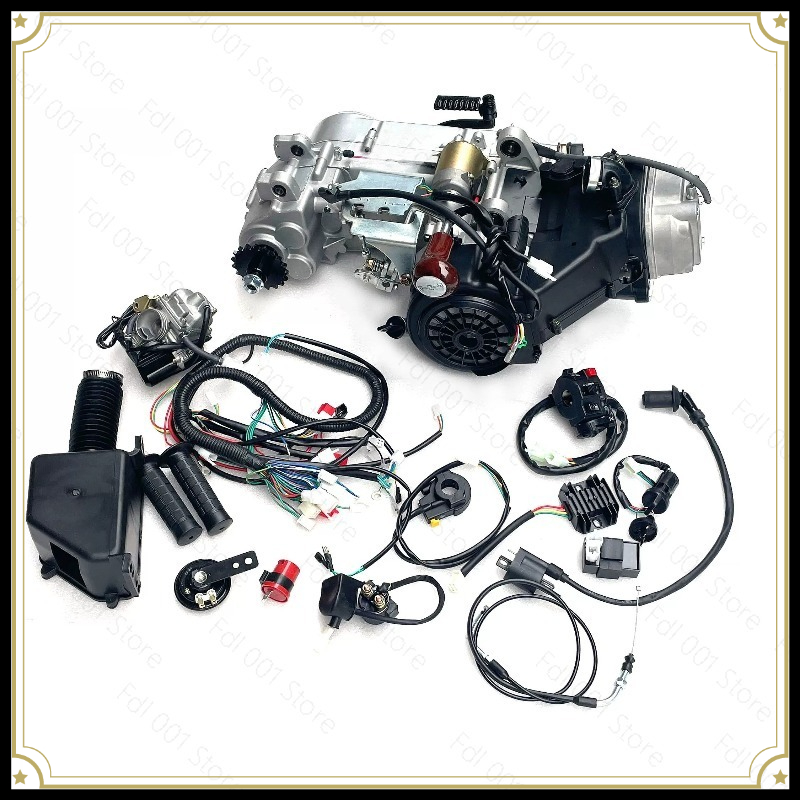 GY6連続可変速内蔵リバースギア四輪ATVスチールチューブカ - Motorcycle Gear のレビューと価格