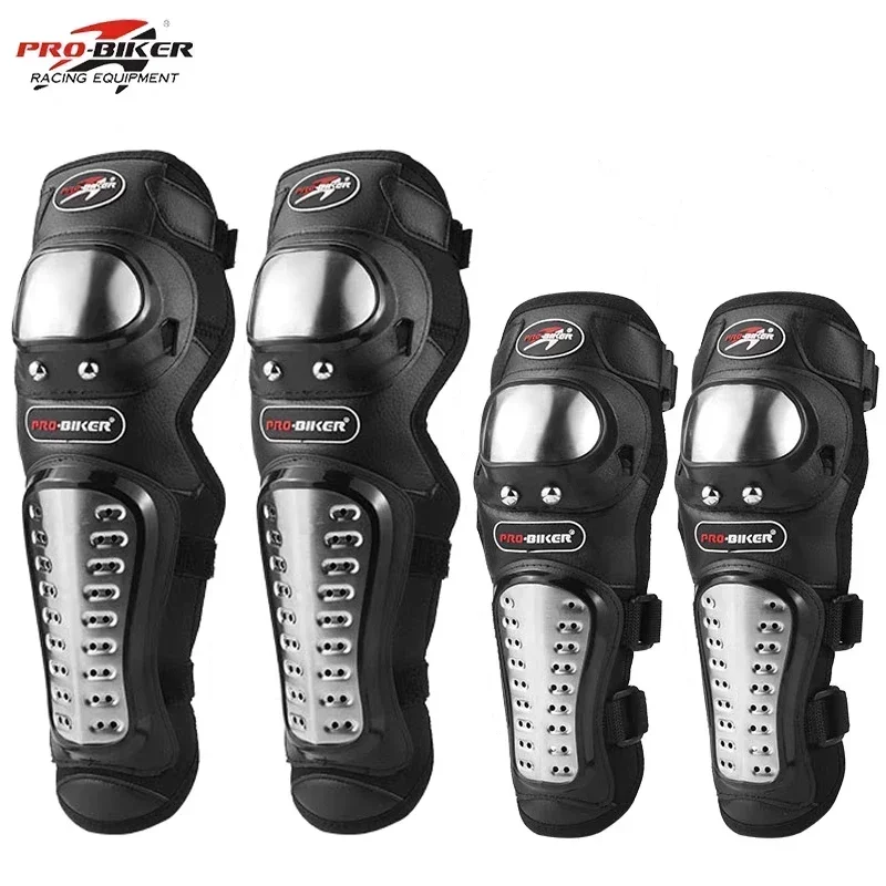 耐久性のあるステンレス鋼オートバイ膝肘パッドフルセット 4  - Motorcycle Gear Full Set のレビューと価格