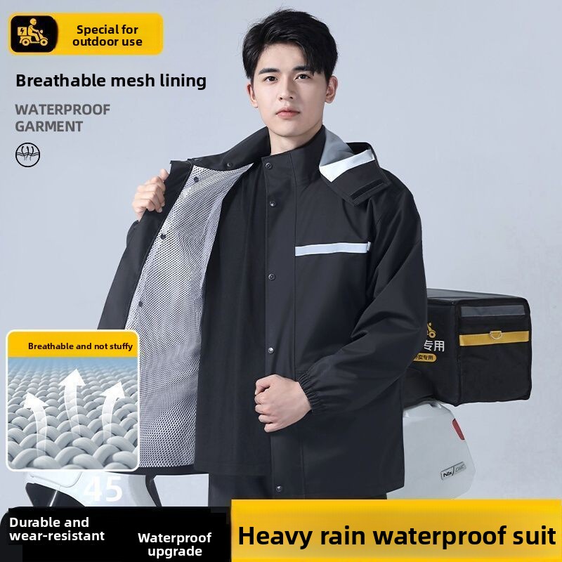 9XL ファットマン反射防水レインコートレインパンツセットプ - Motorcycle Gear Mens のレビューと価格