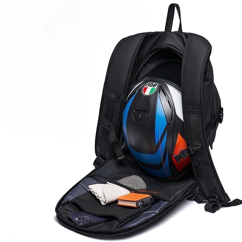 オートバイヘルメットバッグ - オートバイの必需品、多機能ラ - Motorcycle Gear Essentials のレビューと価格