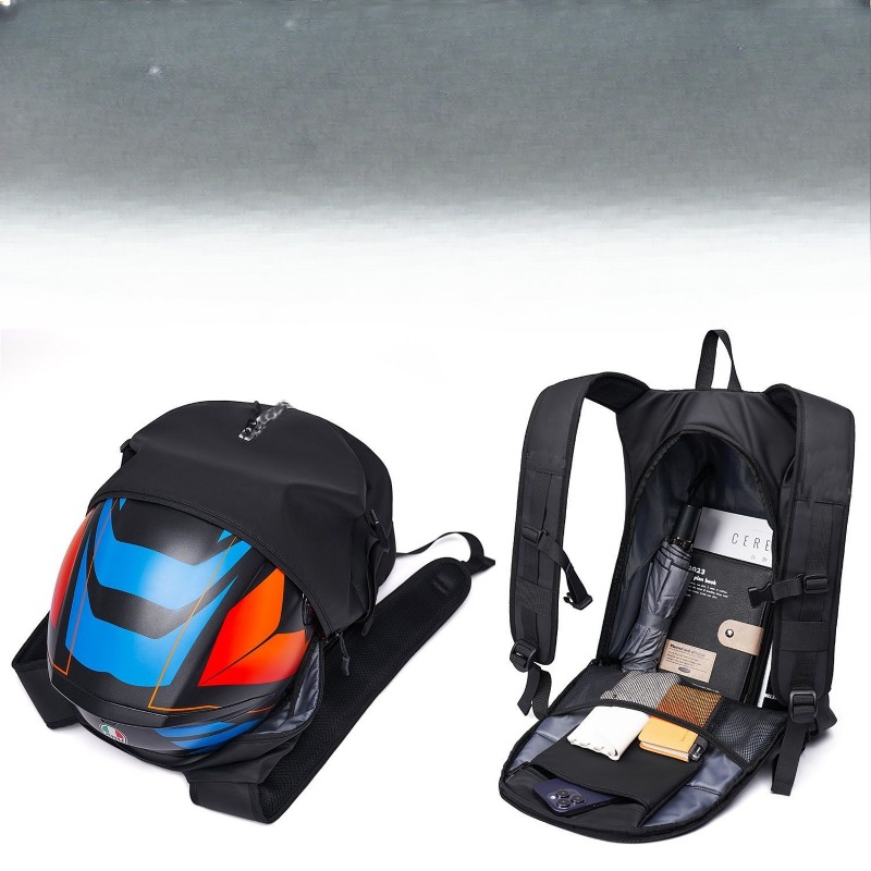 オートバイヘルメットバッグ - オートバイの必需品、多機能ラ - Motorcycle Gear Essentials のレビューと価格
