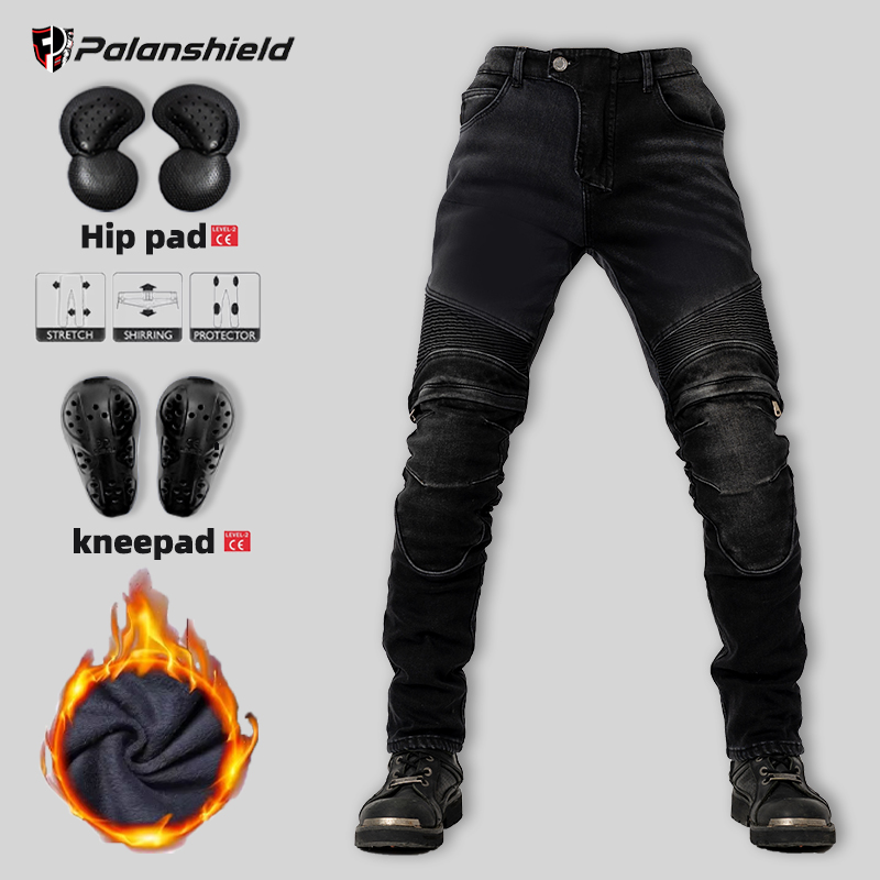 冬用バイクパンツ 暖かい メンズ ケブラー ジーンズ アウト - Motorcycle Gear For Winter のレビューと価格