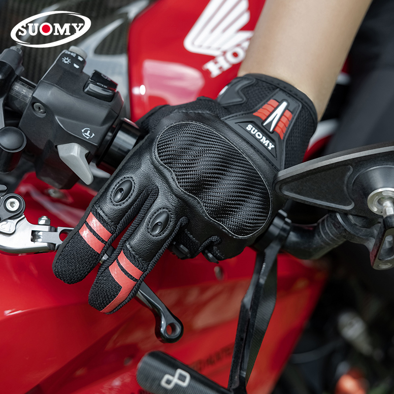 SUOMY 夏用オートバイグローブ フルフィンガー フルパー - Xxl Motorcycle Gear のレビューと価格