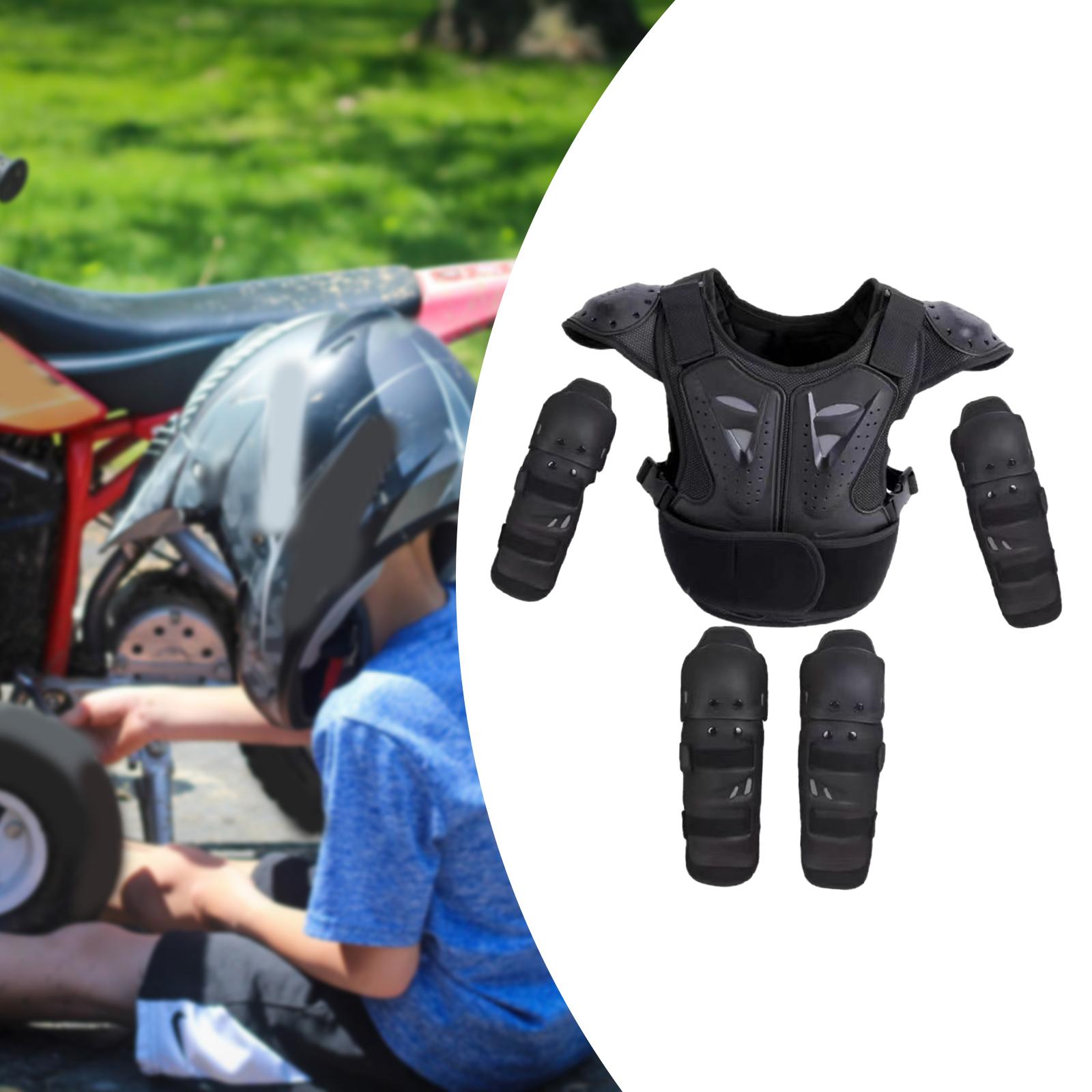 子供用オートバイ保護スーツ全身胸部脊椎背中アーマー子供用安全 - Motorcycle Gear Kids のレビューと価格