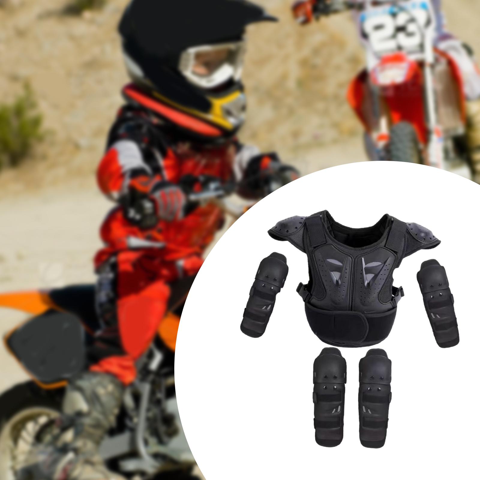 子供用オートバイ保護スーツ全身胸部脊椎背中アーマー子供用安全 - Motorcycle Gear Kids のレビューと価格