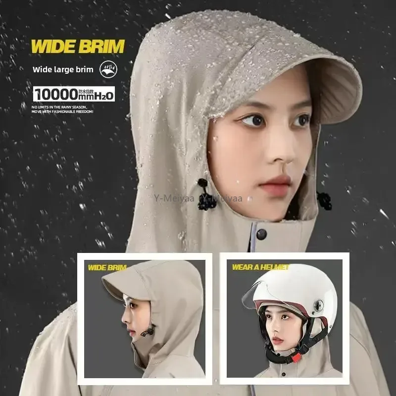 M-XXL 厚手のオートバイレインコート大人用電気自動車レイ - Xxl Motorcycle Gear のレビューと価格