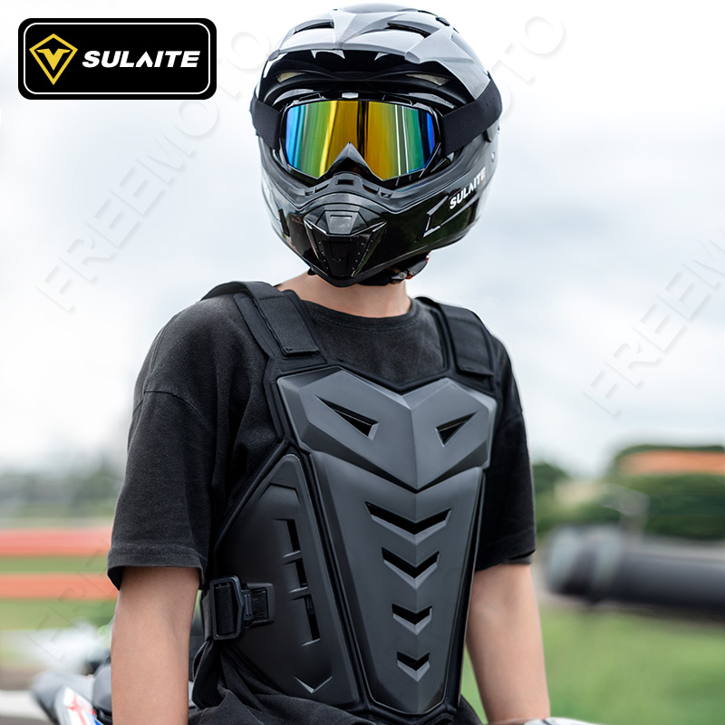 Sulaite-モトクロスボディアーマー,オートバイのジャケ - Motorcycle Gear Mens のレビューと価格