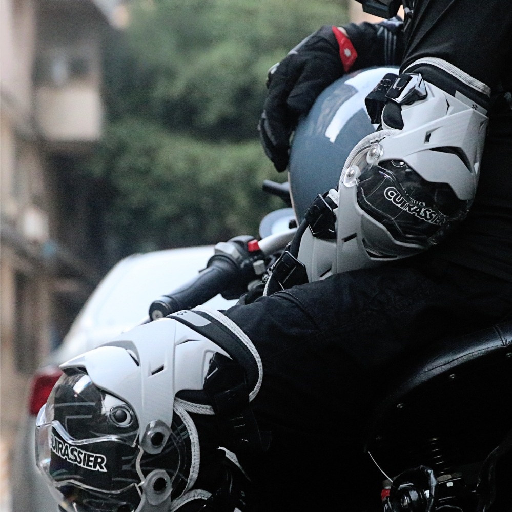 オートバイ乗馬用保護具 防風オフロードサイクリング膝パッド  - Motorcycle Gear Full Set のレビューと価格