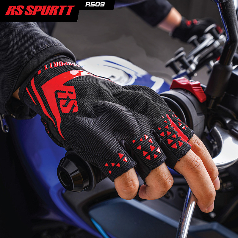 2026 新しい男性女性夏ハーフフィンガーオートバイ手袋薄型 - Motorcycle Gear Gloves のレビューと価格