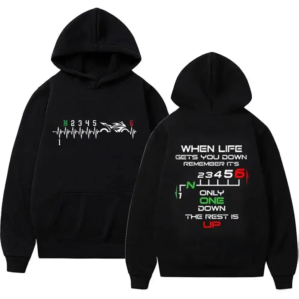メンズパーカー男性プルオーバー服オーバーサイズスウェットシャ - Motorcycle Gear Hoodie のレビューと価格