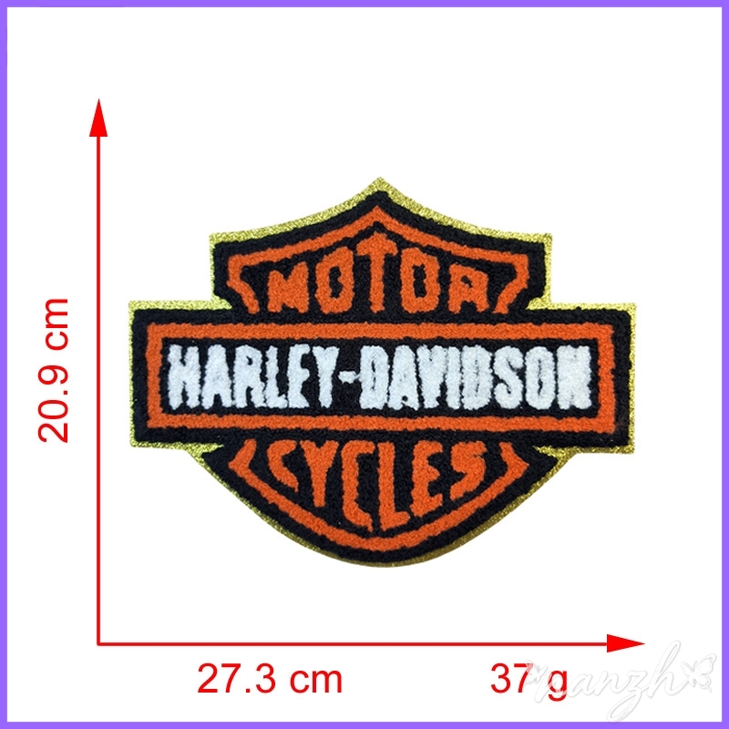 装飾ベルクロパッチオートバイ刺繍布パッチ革縫製アーマーバッグ - Motorcycle Gear Brands のレビューと価格
