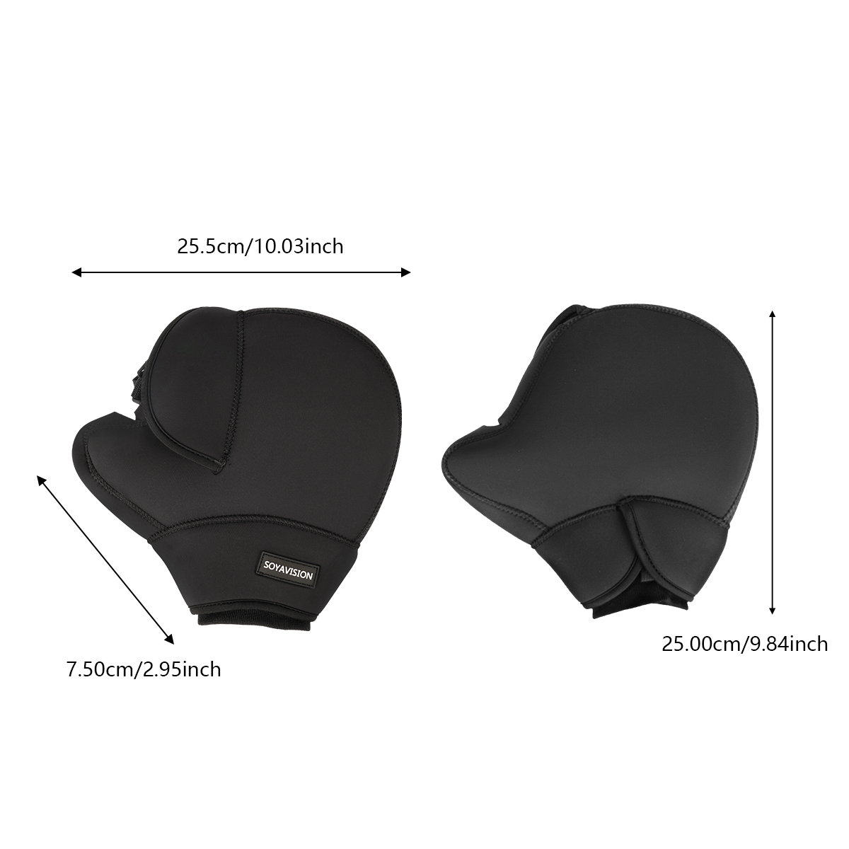 保護電動スクーター厚手暖かいハンドルバーグリップハンドルバー - Motorcycle Gear Gloves のレビューと価格